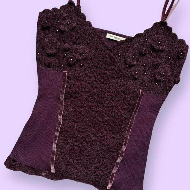 Women's Vest - Purple/Burgundy - M on Productcaster.