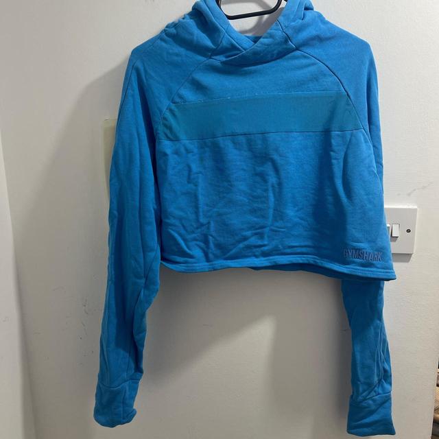 Gymshark Women's Hoodie - Blue - S on Productcaster.