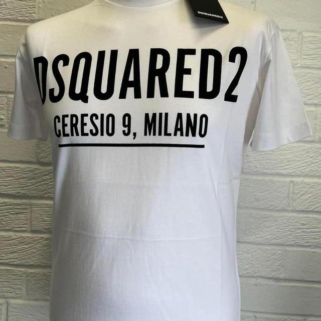 Dsquared2 Men's T-shirt - White - S on Productcaster.