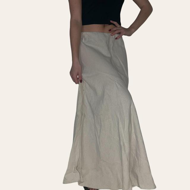 Women's Skirt - Cream - UK 8 on Productcaster.