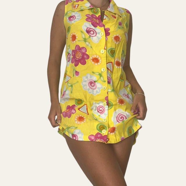 Women's Mini Dress - Yellow - 8 on Productcaster.