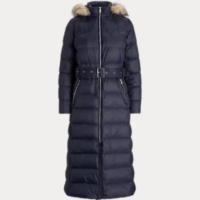 Polo Ralph Lauren Women's Puffer Jacket - Navy - M on Productcaster.