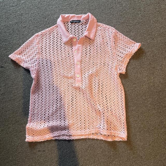 Men's Polo shirt - Pink - M on Productcaster.