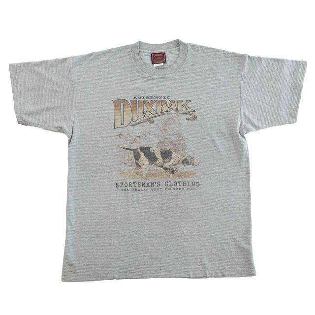 Vintage Men's T-shirt - Grey - L on Productcaster.