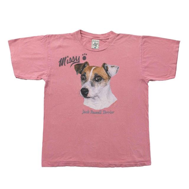 Vintage Men's T-shirt - Pink - L on Productcaster.