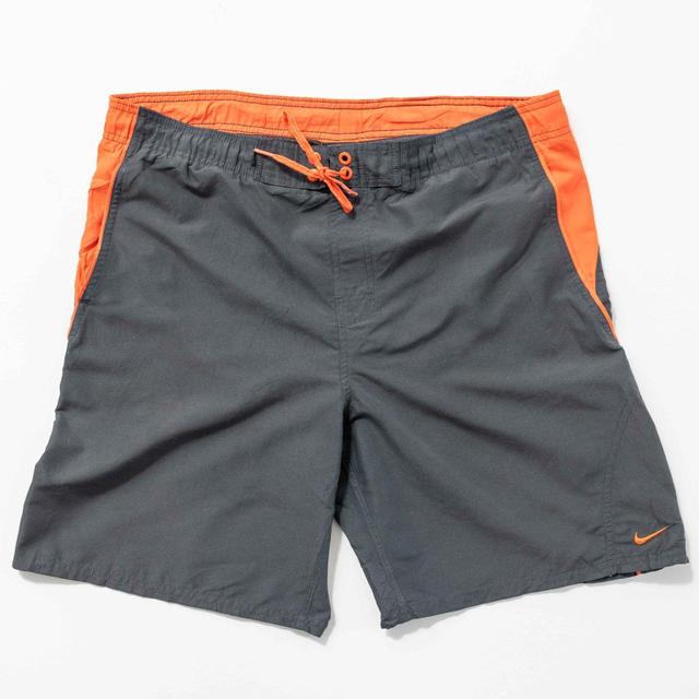 Nike Men's Shorts - Grey/Orange - 37" on Productcaster.