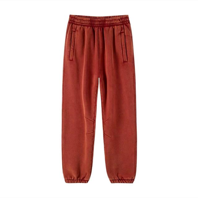 Deadstock Men's Sweatpants - Orange/Red - L on Productcaster.