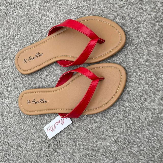 Women's Sandals - Red - UK 6 on Productcaster.