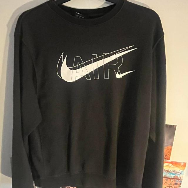 Nike Men's Sweatshirt - Black - M on Productcaster.