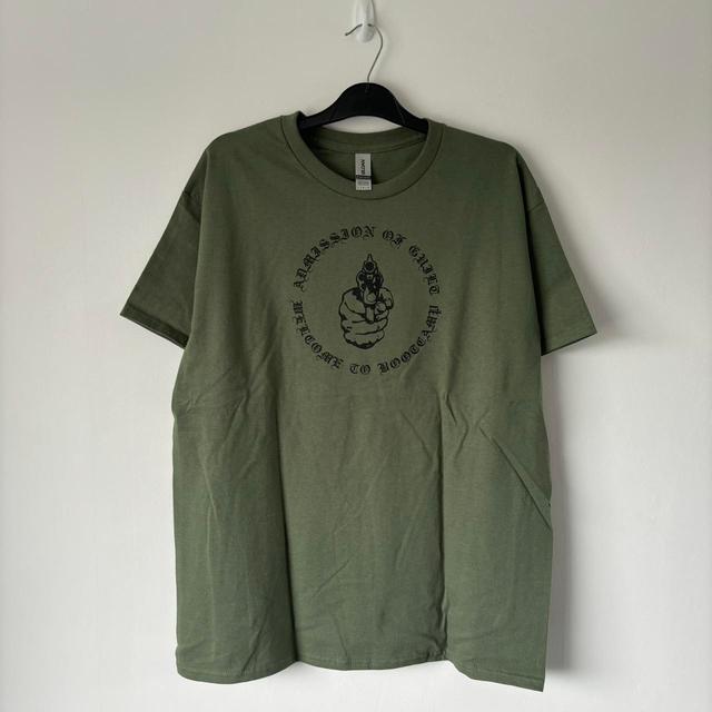 Gildan Men's T-shirt - Green - L on Productcaster.