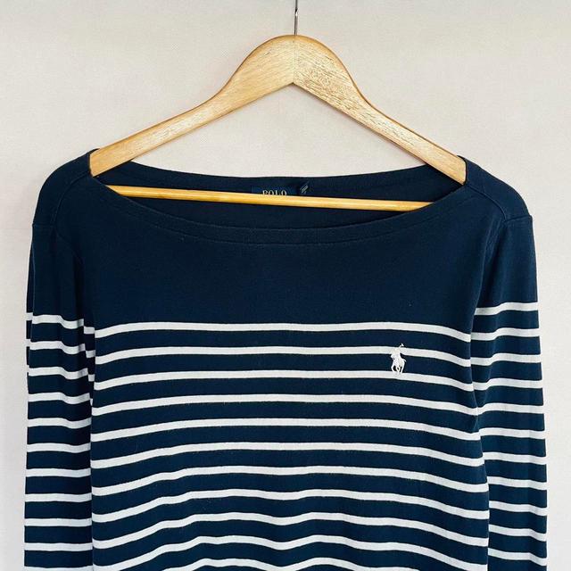 Polo Ralph Lauren Women's T-shirt - Navy - L on Productcaster.