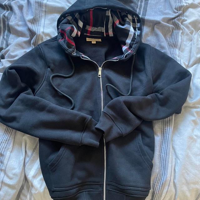 Burberry Men's Hoodie - Black - S on Productcaster.