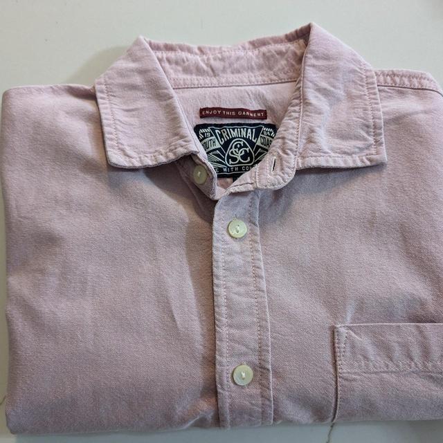 Criminal Damage Men's Shirt - Pink - M on Productcaster.