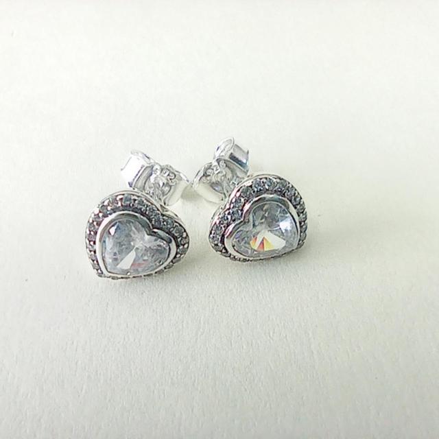 PANDORA Women's Earrings - Silver on Productcaster.