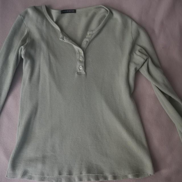 Brandy Melville Women's Shirt - Green - One size on Productcaster.