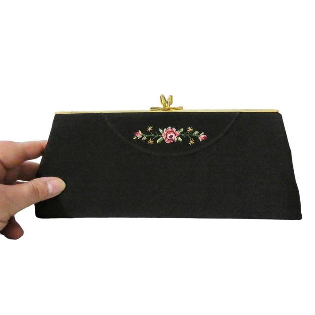 Vintage Women's Clutch bags - Black/Multi on Productcaster.