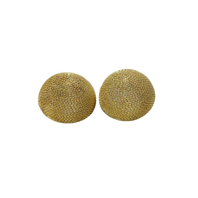 Vintage Women's Earrings - Gold on Productcaster.