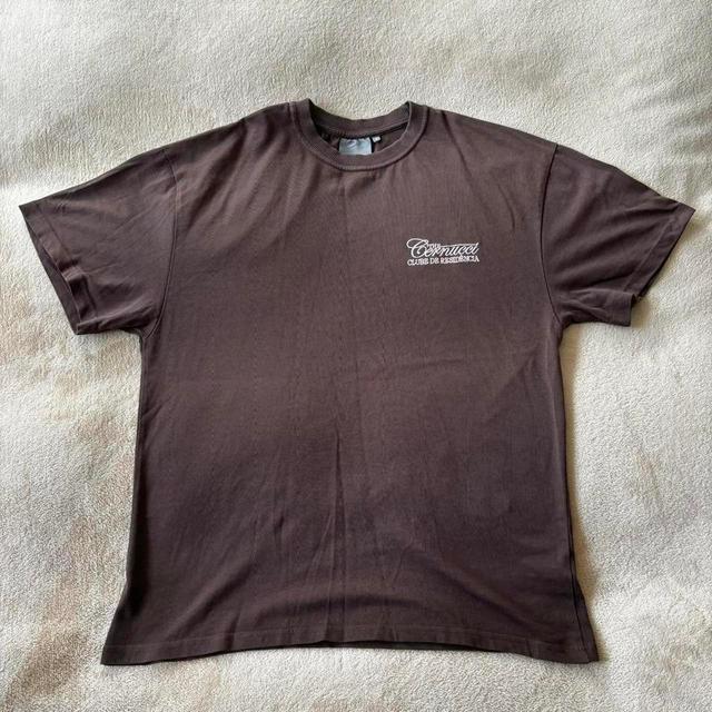 Cernucci Men's T-shirt - Brown - M on Productcaster.