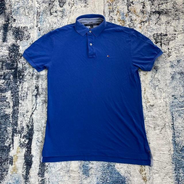 Tommy Hilfiger Men's Polo shirt - Blue - M on Productcaster.