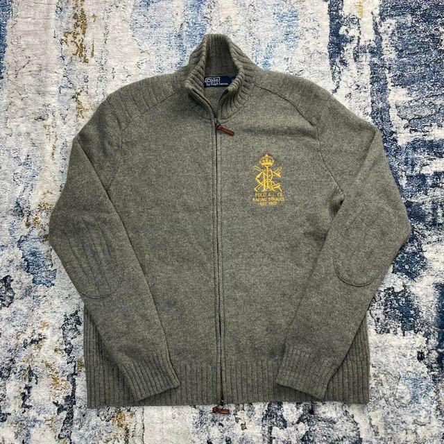 Polo Ralph Lauren Men's Fleece Jacket - Grey/Green - XL on Productcaster.