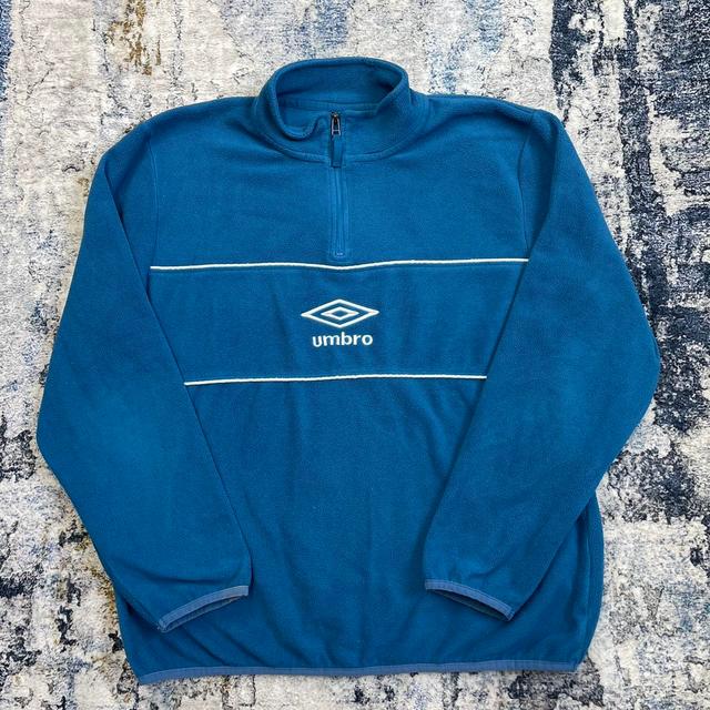 Umbro Men's Sweatshirt - Blue - L on Productcaster.