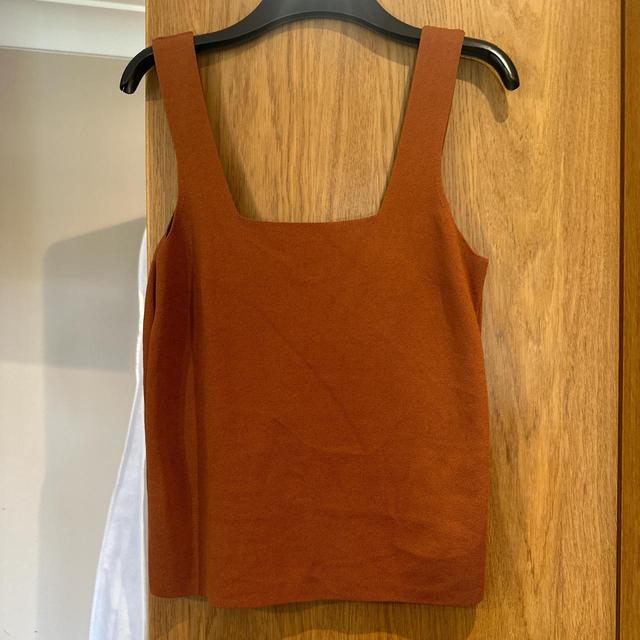 Reiss Women's Vest - Orange/Brown - M on Productcaster.