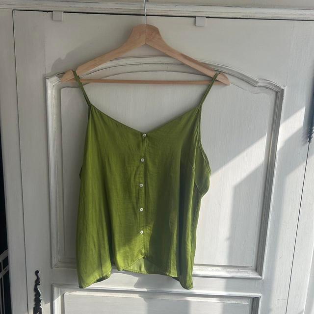 Primark Women's Vest - Green - L on Productcaster.