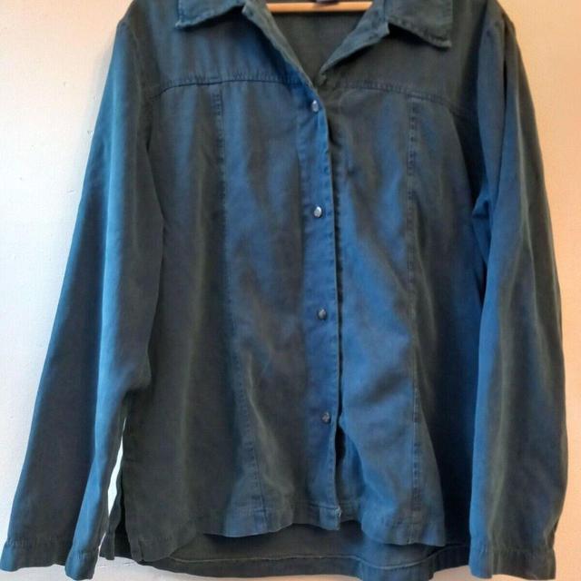 Vintage Men's Shirt - Blue - L on Productcaster.