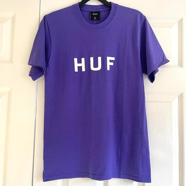 HUF Men's T-shirt - Purple - S on Productcaster.