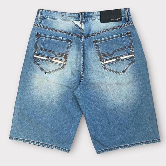 Rocawear Men's Shorts - Blue - 36" on Productcaster.