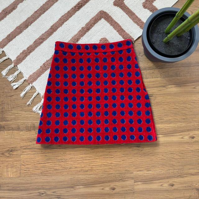 Miu Miu Women's Skirt - Red/Blue - S on Productcaster.