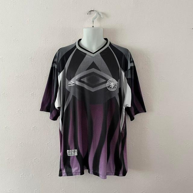 Umbro Men's T-shirt - Black/Purple - L on Productcaster.