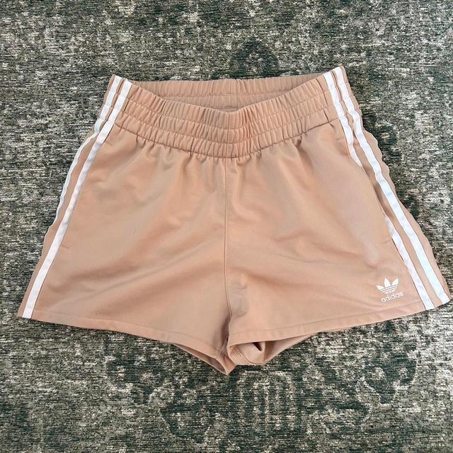 Adidas Originals Women's Shorts - Tan - S on Productcaster.