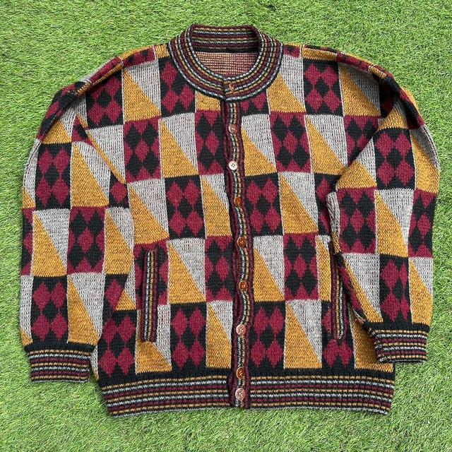 Men's Cardigan - Multi - L on Productcaster.