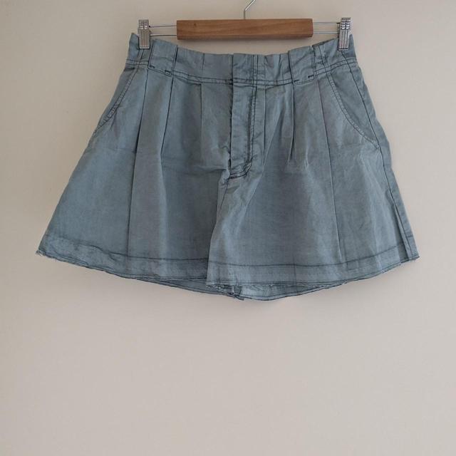 Free People Women's Shorts - Blue - XS on Productcaster.