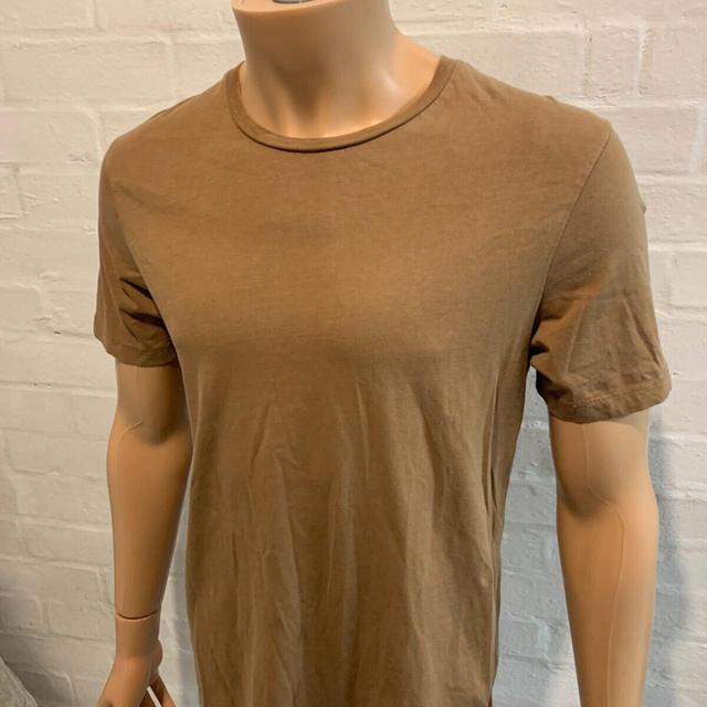 COS Men's T-shirt - Tan - M on Productcaster.