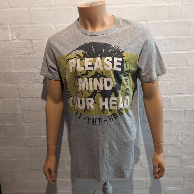 Diesel Men's T-shirt - Grey - XL on Productcaster.