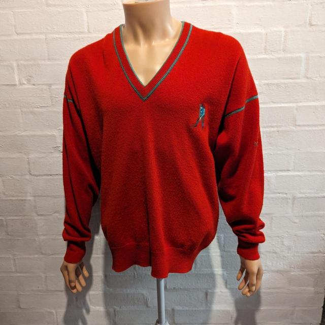 Pringle Men's Jumper - Red - XL on Productcaster.