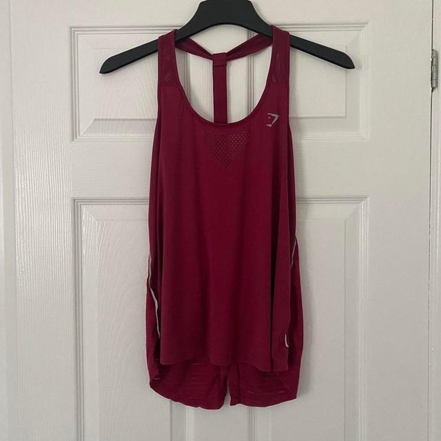 Gymshark Women's Vest - Burgundy/Red - M on Productcaster.