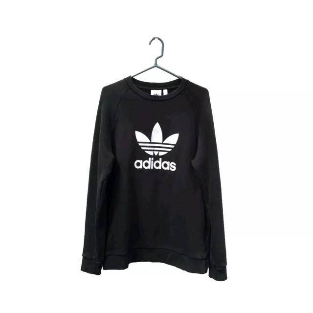 Adidas Men's Jumper - Black/White - M on Productcaster.