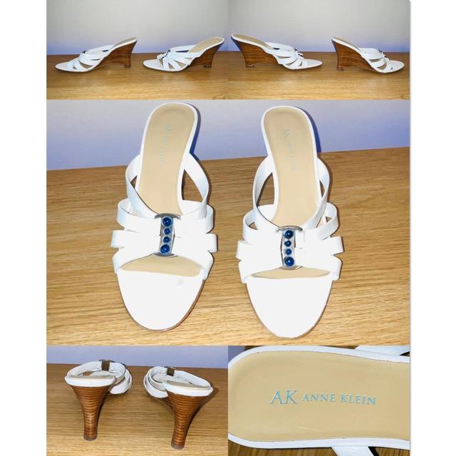 Anne Klein Women's Sandals - White/Multi - UK 6 on Productcaster.