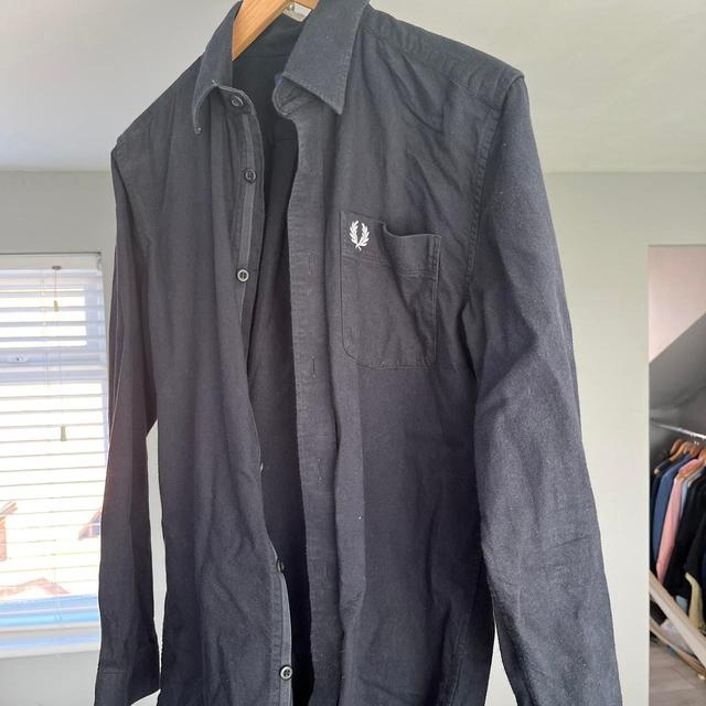 Fred Perry Men's Shirt - Black - S on Productcaster.