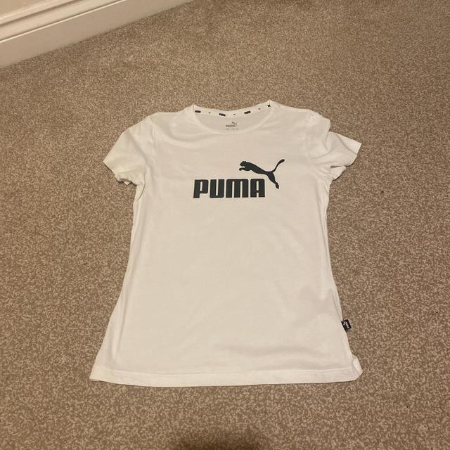 Puma Kids' T-shirt - White on Productcaster.