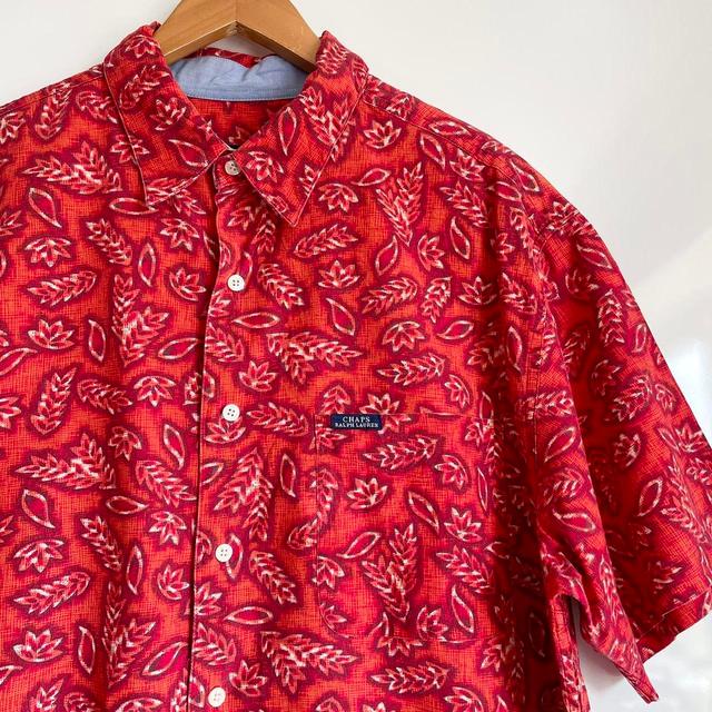 Ralph Lauren Men's Shirt - Red - L on Productcaster.