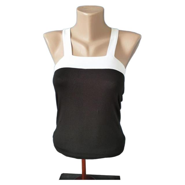 Vintage Women's Vest - White/Black - XS on Productcaster.