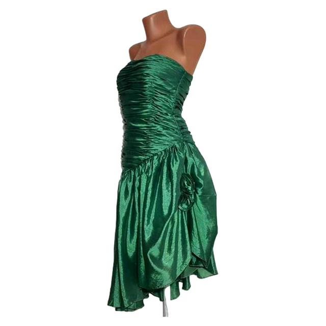 Vintage Women's Casual Dress - Green - XXS on Productcaster.