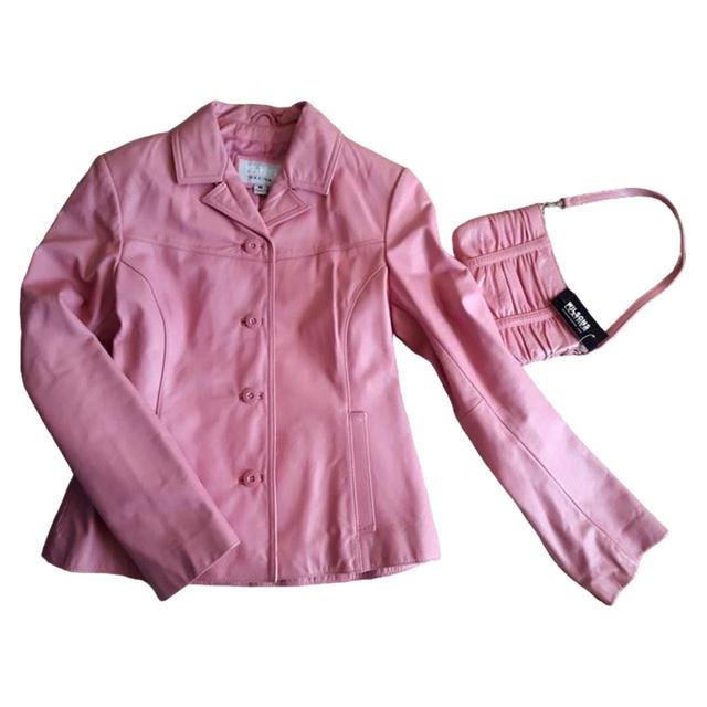 Vintage Women's Casual Jacket - Pink - M on Productcaster.