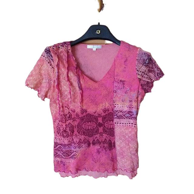 Vintage Women's T-shirt - Pink - 8 on Productcaster.