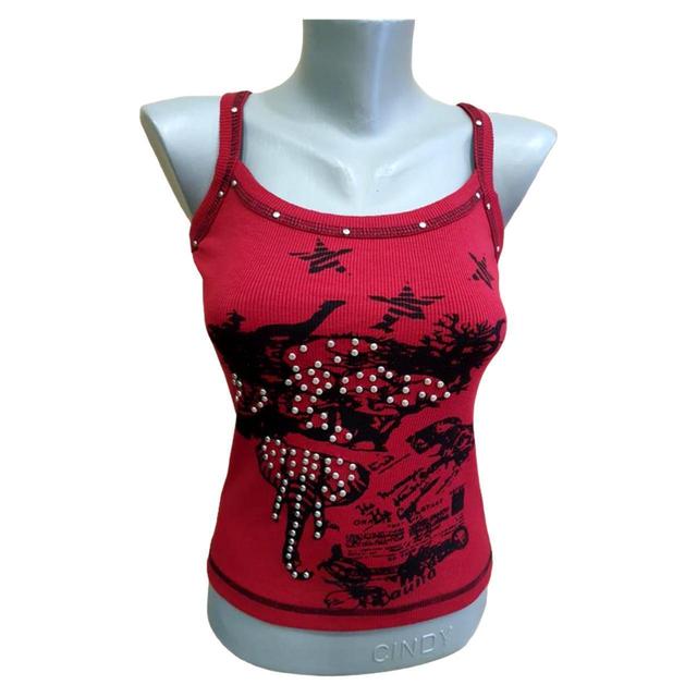 Women's Vest - Red - S on Productcaster.