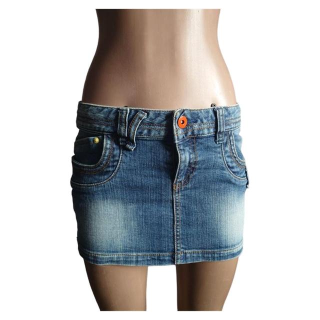 Women's Mini Skirt - Blue - 30" on Productcaster.